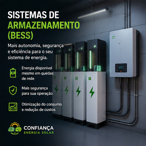 Sistemas de Armazenamento (BESS)